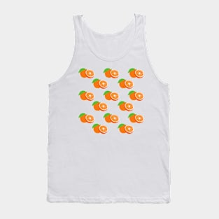 Orange fruit pattern Tank Top